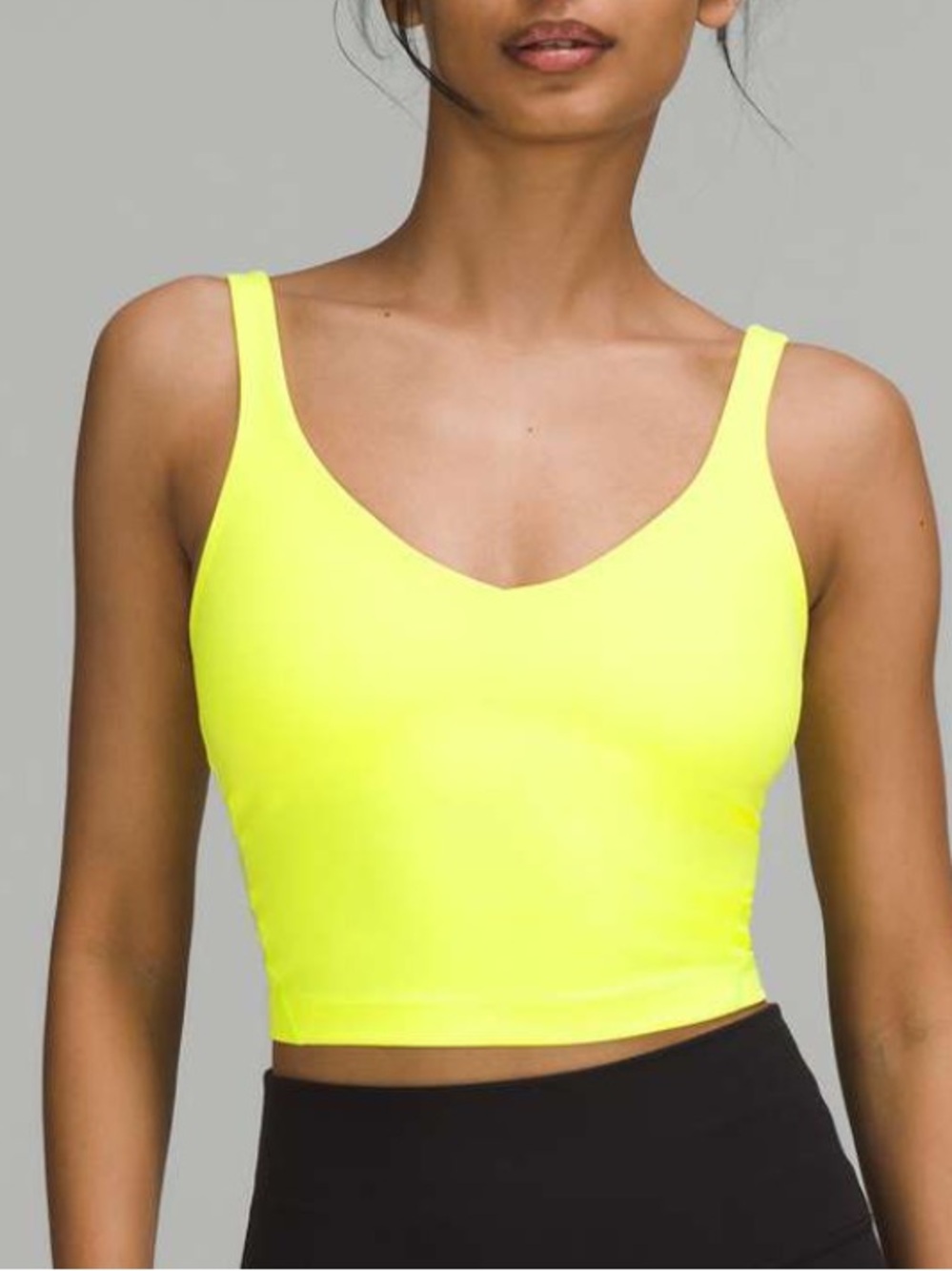 Lululemon align crop tank yellow